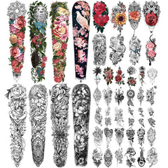Tatouage Yazhiji sur bras avec pivoine : allure durable et élégant.