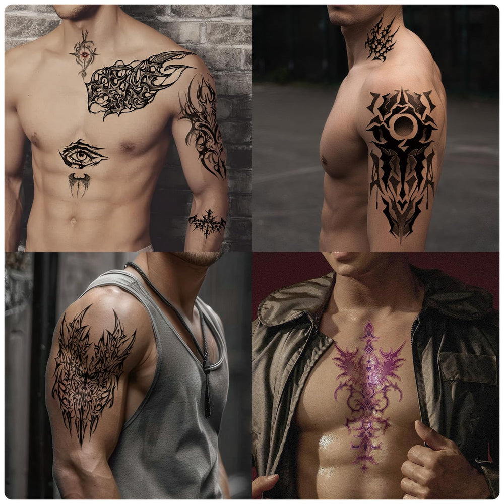Yazhiji tatouage cyber-sigilism scènes concerts et festivals, visuel captivant et tendance