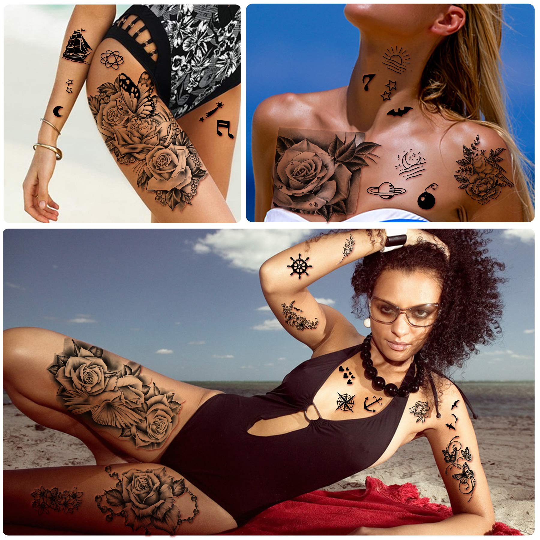 Yazhiji tatouage temporaire application rapide sur peau propre et sèche.