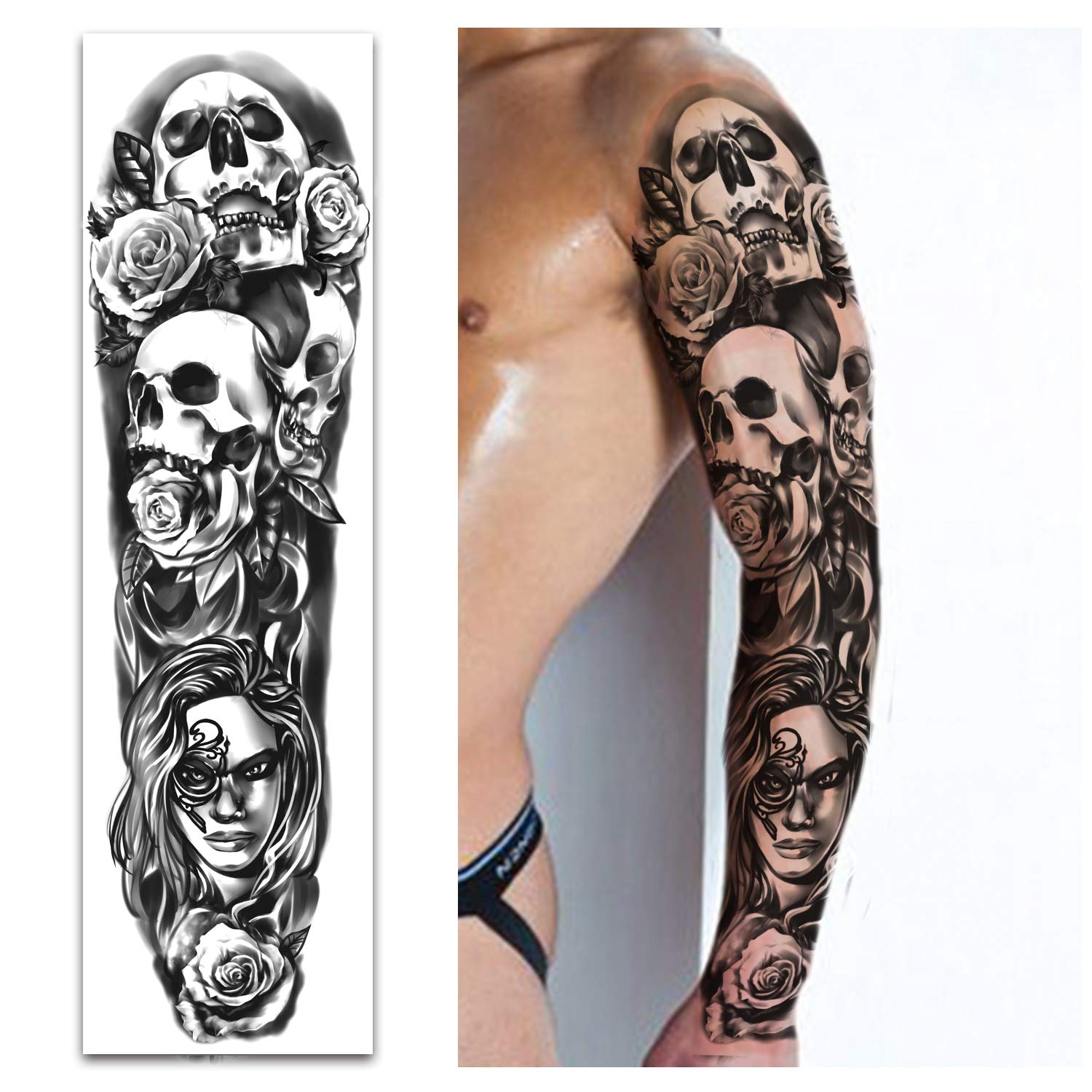 Aspect réaliste, tatouage éphémère à partager entre amis et famille.