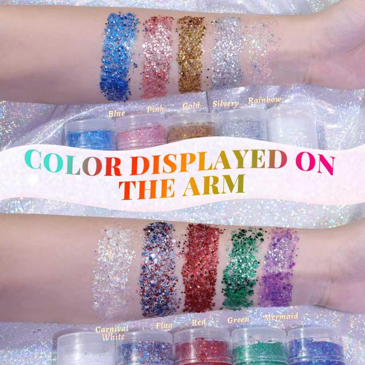 Le YBUETE Crayon pailleté Rotation et application rapide offre une couvrance ciblée.