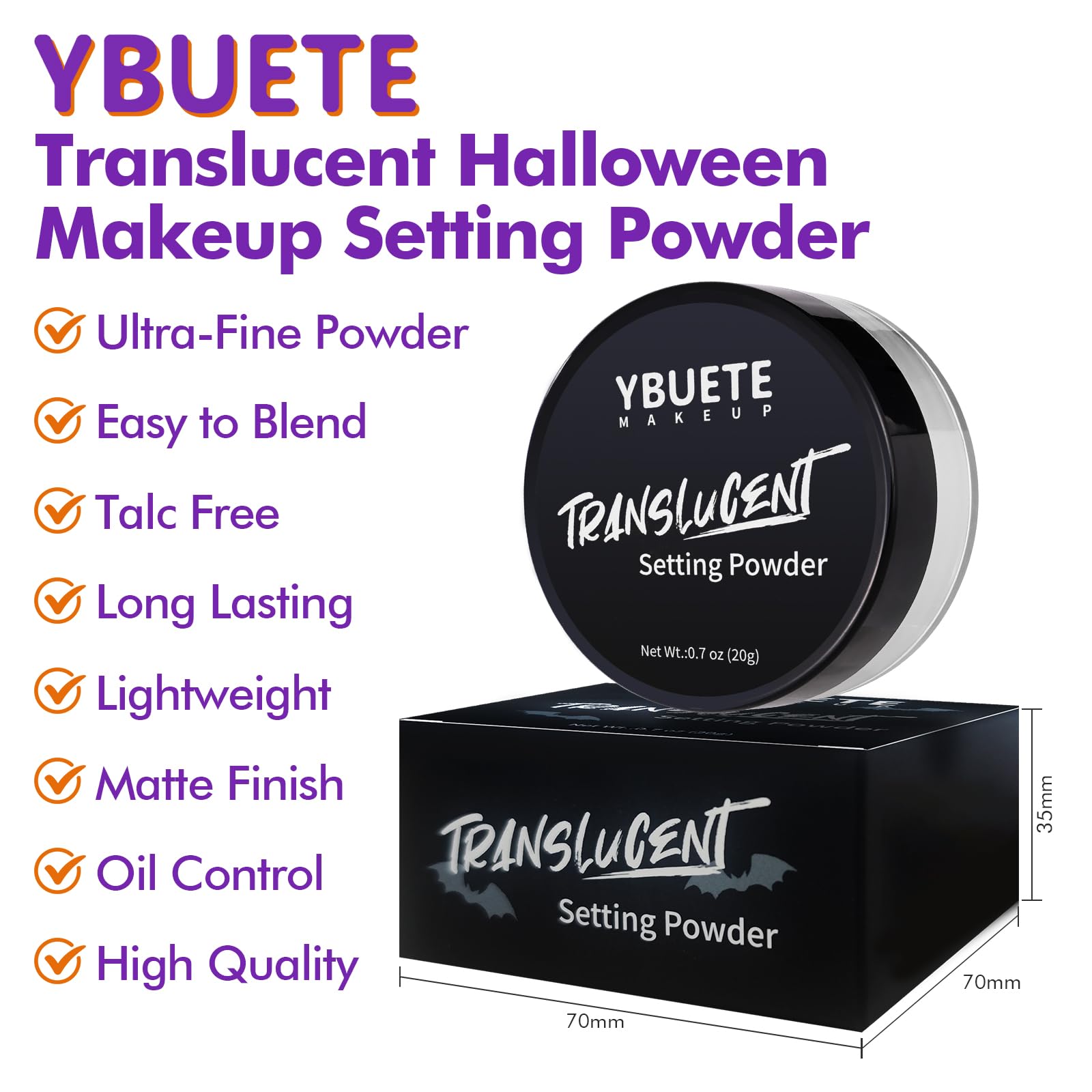 Usage quotidien YBUETE pour tous types de peau et effet fixe.