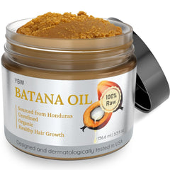 YBW Batana Oil, bouteille, hydratation du cuir chevelu.