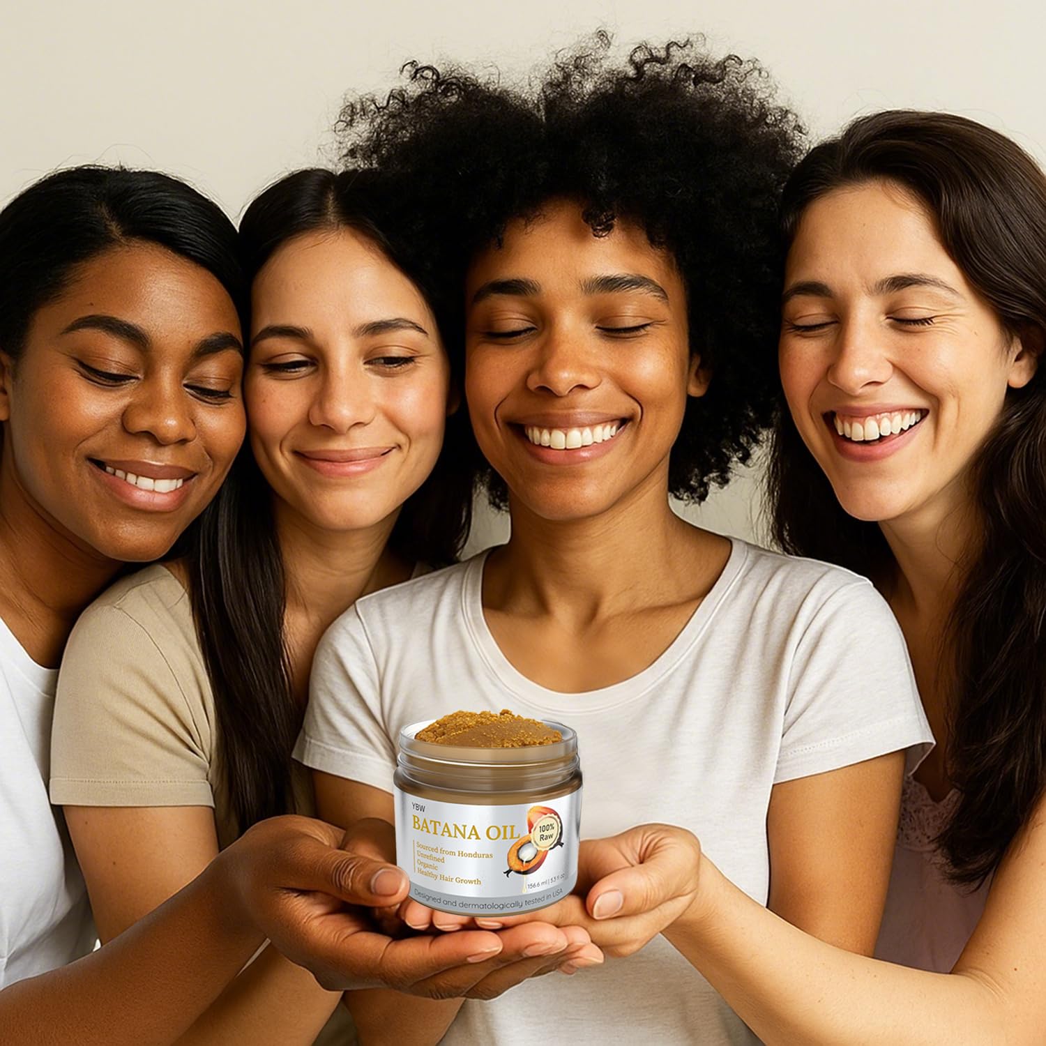 Emballage respectueux, YBW Batana Oil, produit pur.
