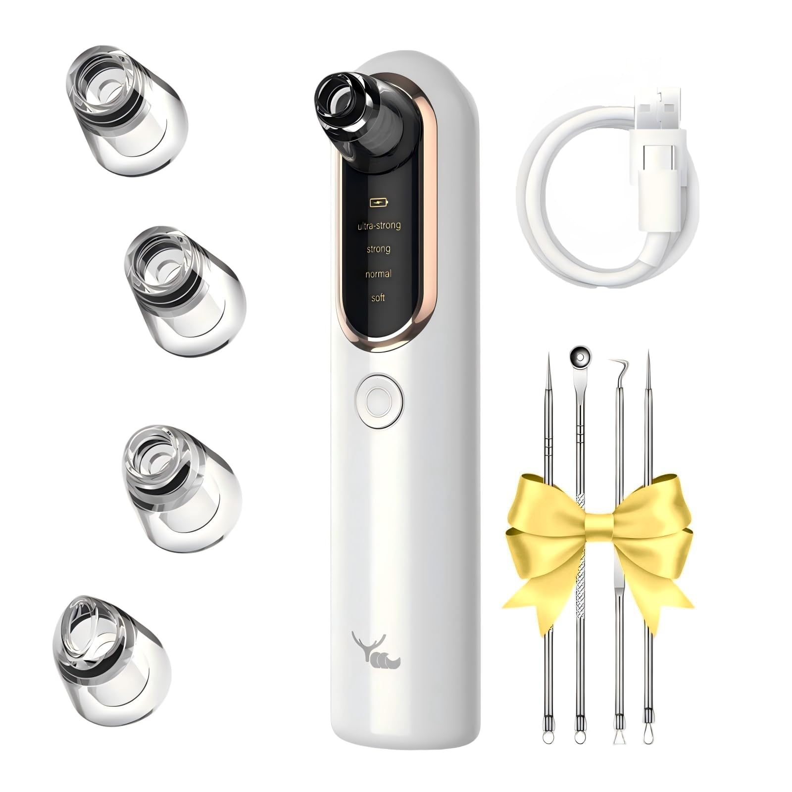 Aspirateur Yccu pour le visage, nettoie les pores et réduit les impuretés.