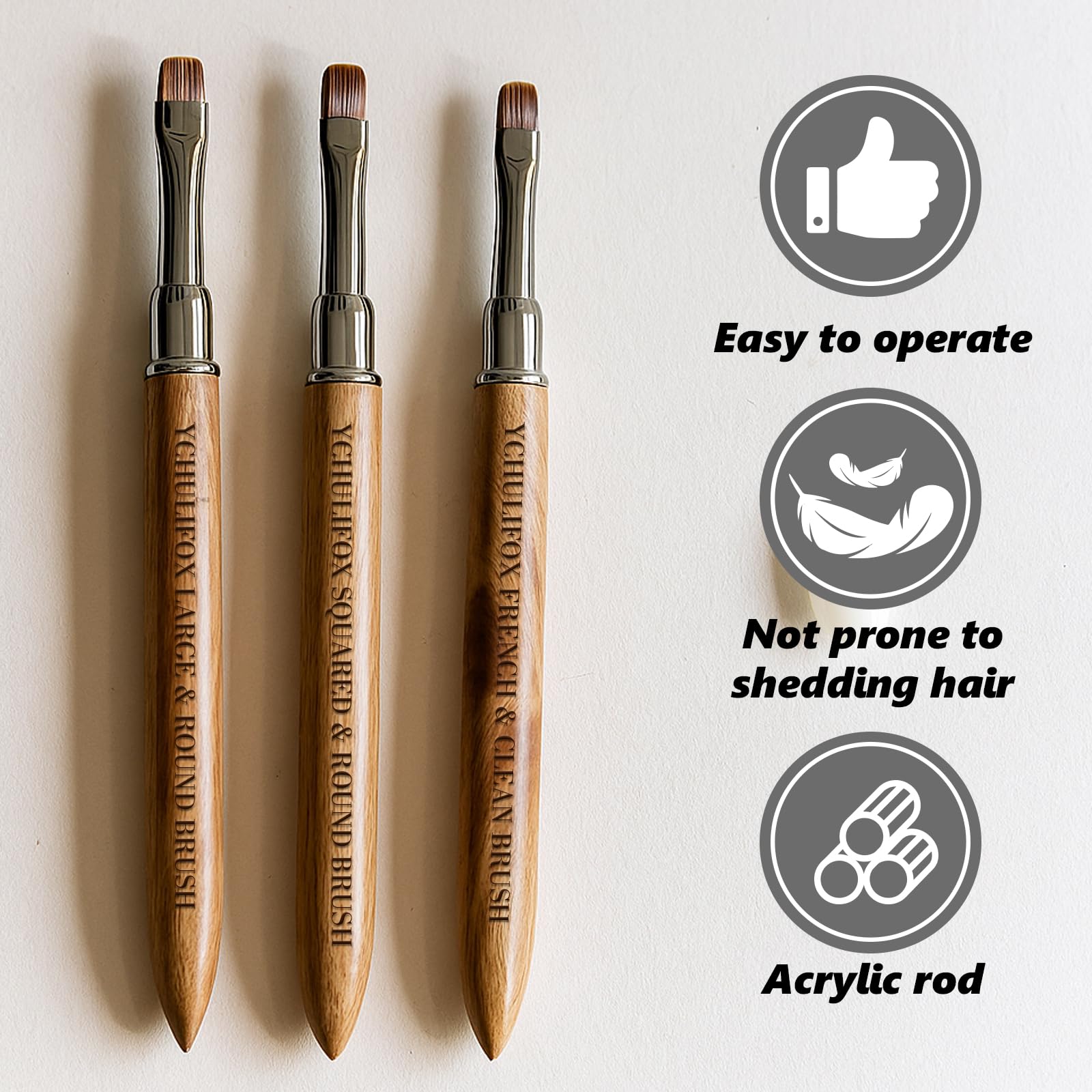 Utilisables avec polygel et gel builder YCHULIFOX.