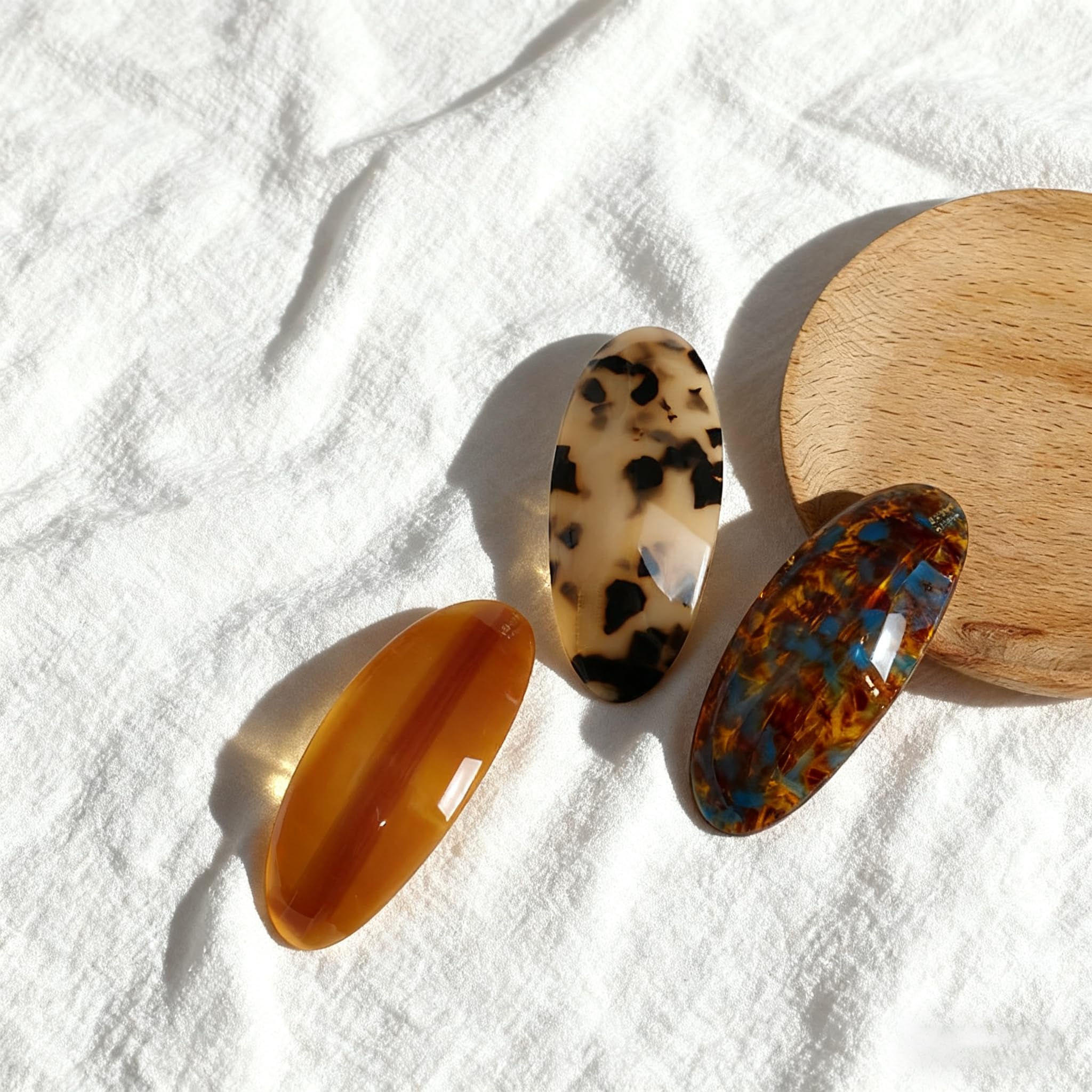 Barrette YCKXXL acétate usage quotidien doux, tenue fiable.