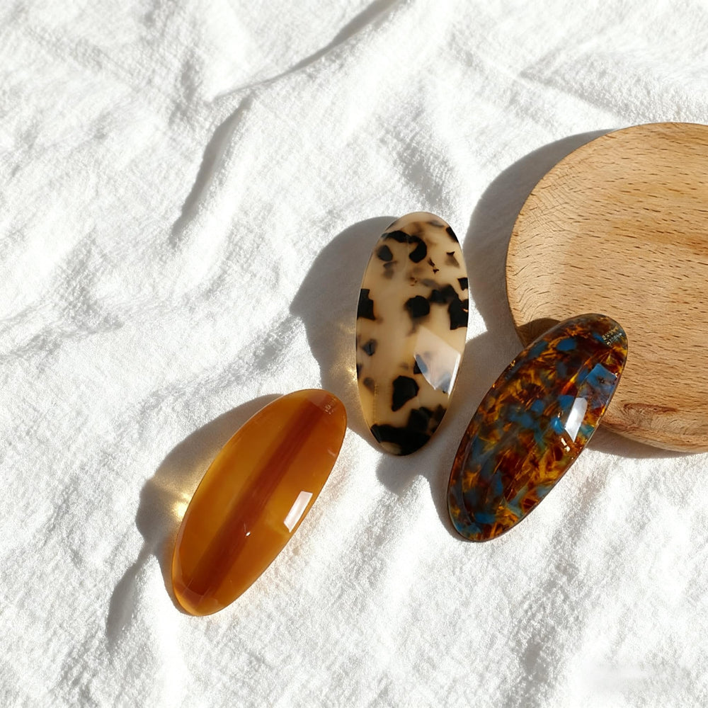 Barrette YCKXXL acétate usage quotidien doux, tenue fiable.