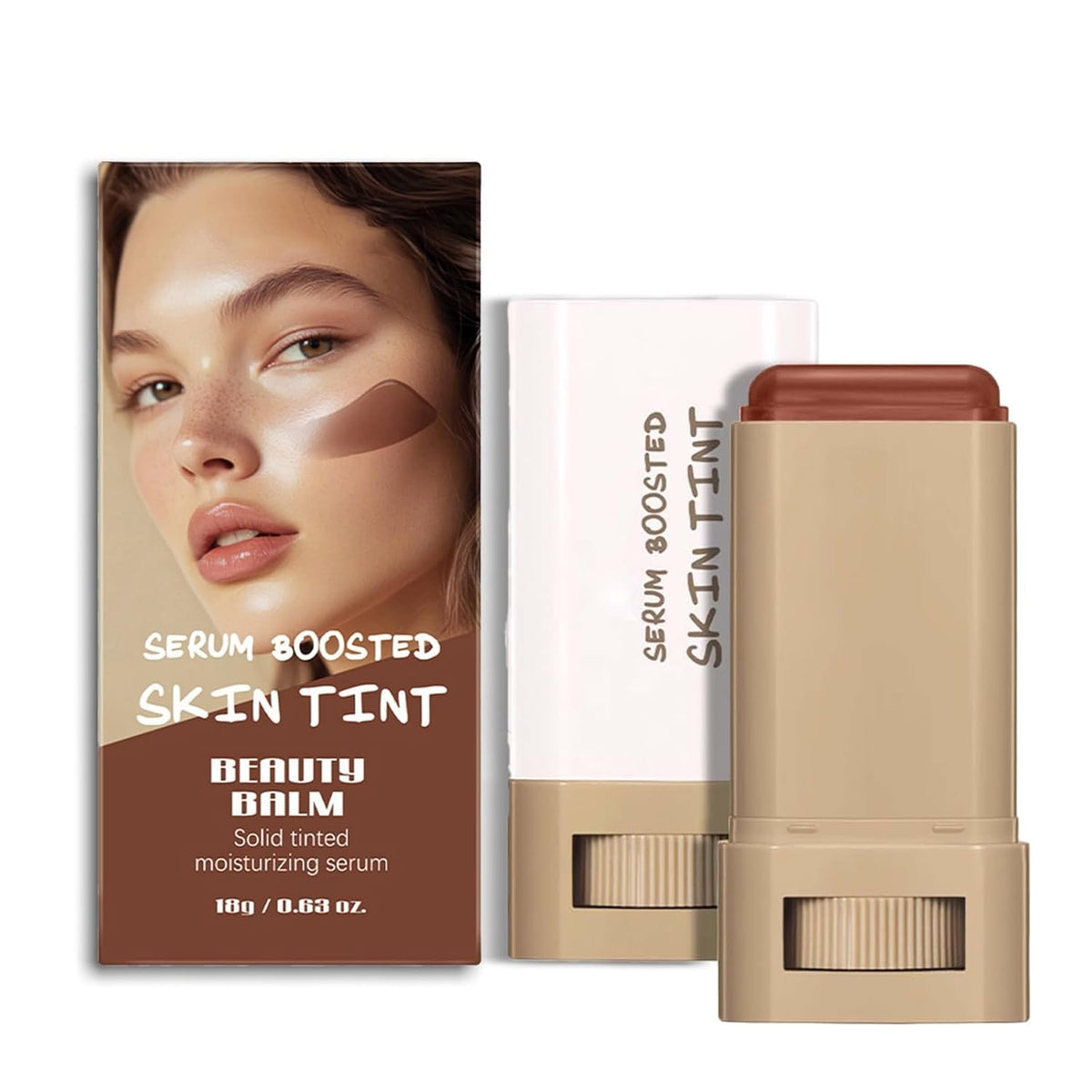 YCNASSS baton fond de teint: application rapide pour teint uniforme et naturel.