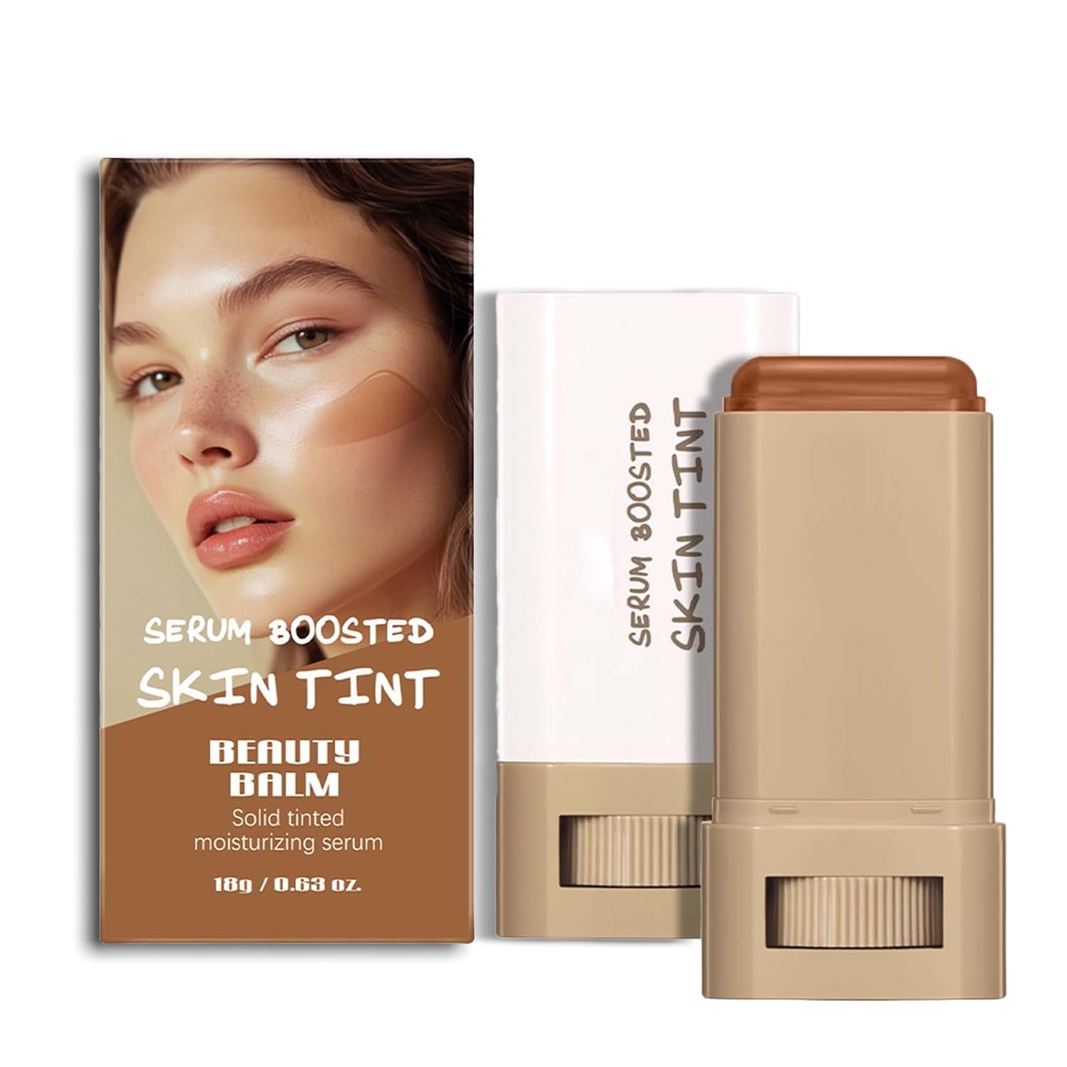 YCNASSS baton fond de teint application sur le visage pour une couvrance naturelle