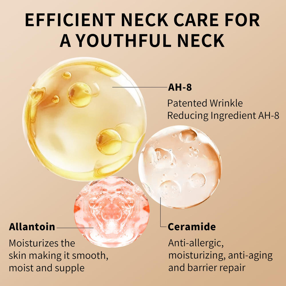 Contour du cou plus lisse grâce à la formule Ycz AH-8.