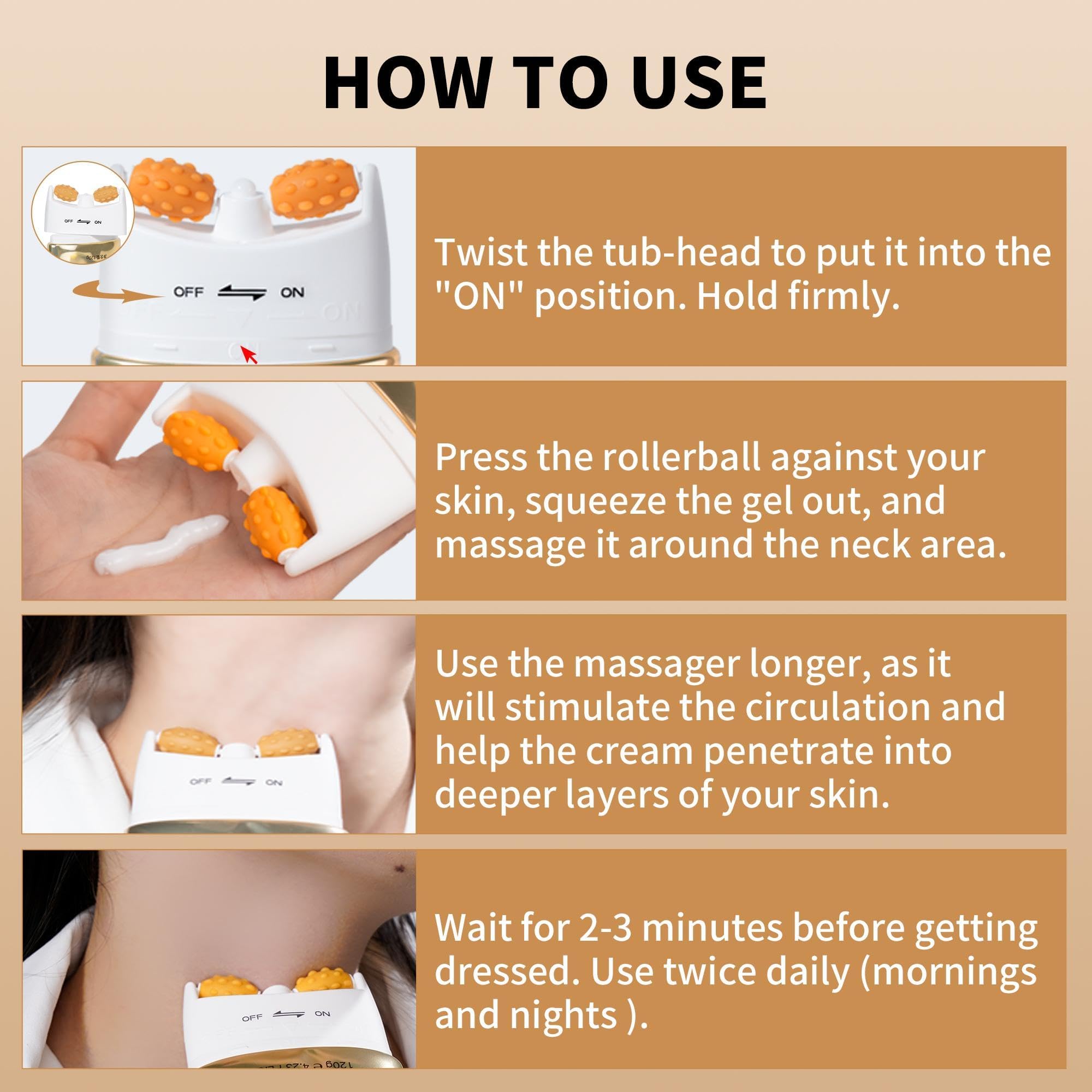 Rituel quotidien du cou pour plus de douceur.