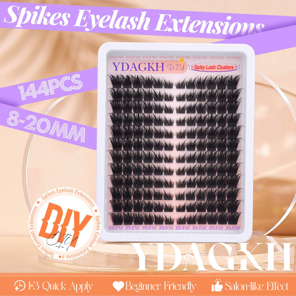 Cils YDAGKH œil-chat: coins externes relevés pour un look félin.
