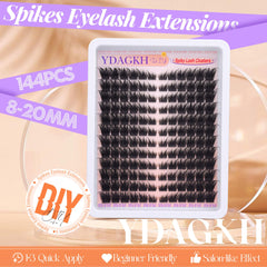 Cils YDAGKH œil-chat: coins externes relevés pour un look félin.