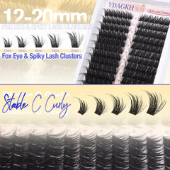 Cils YDAGKH longueur 12-20 mm pour longueur personnalisable.