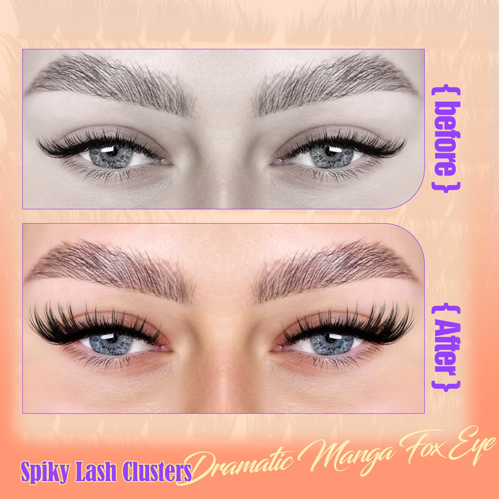 Cils YDAGKH : texture-plume legere pour un regard aere et definie.
