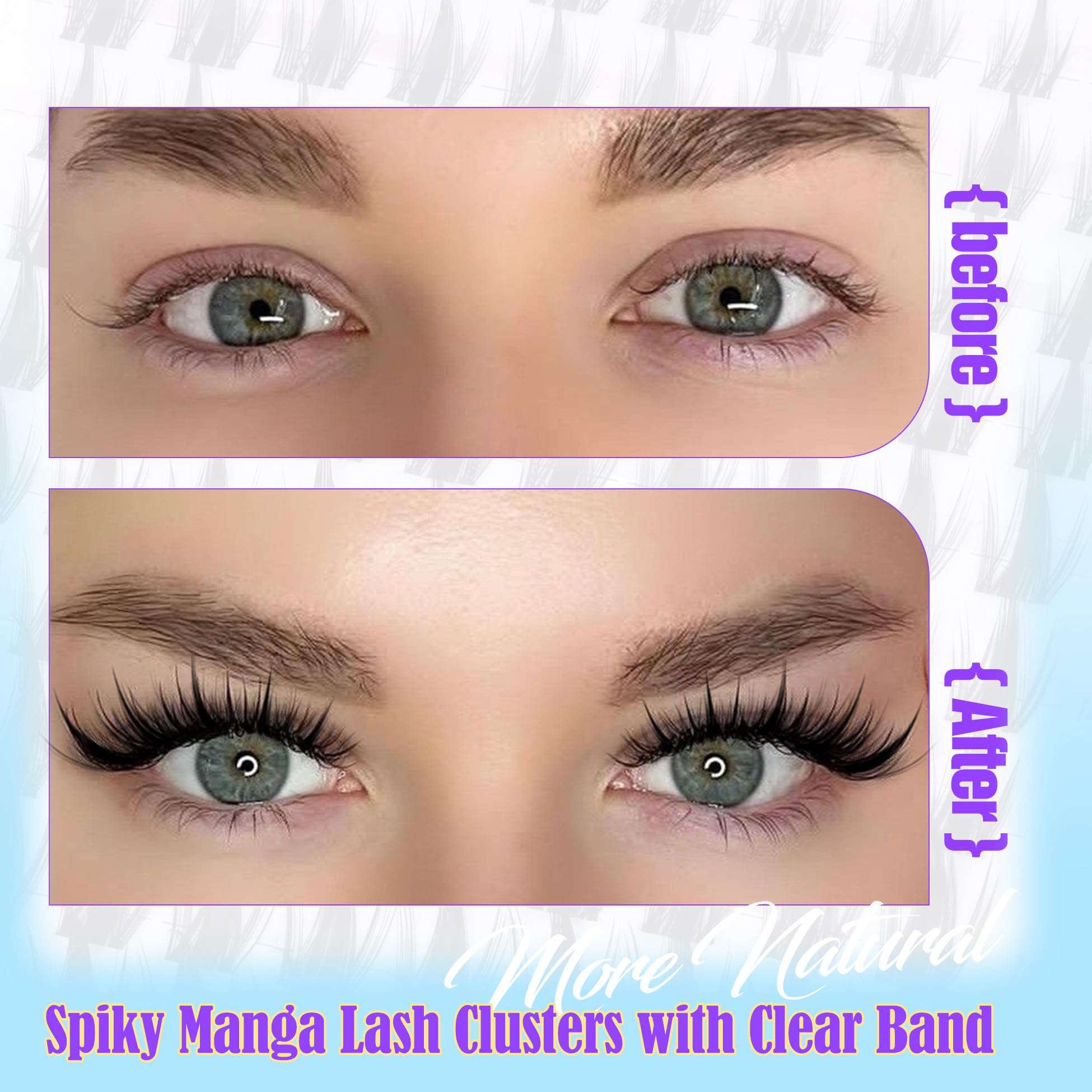 YDAGKH extension cils cosplay maison pour un look spectaculaire.