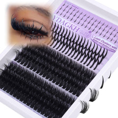 YDAGKH extensions cils volume-cluster épines, regard intensifié et rapide.