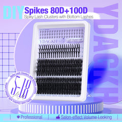 YDAGKH extensions cils volume-cluster épines, parfaites pour un rendu chic du soir.