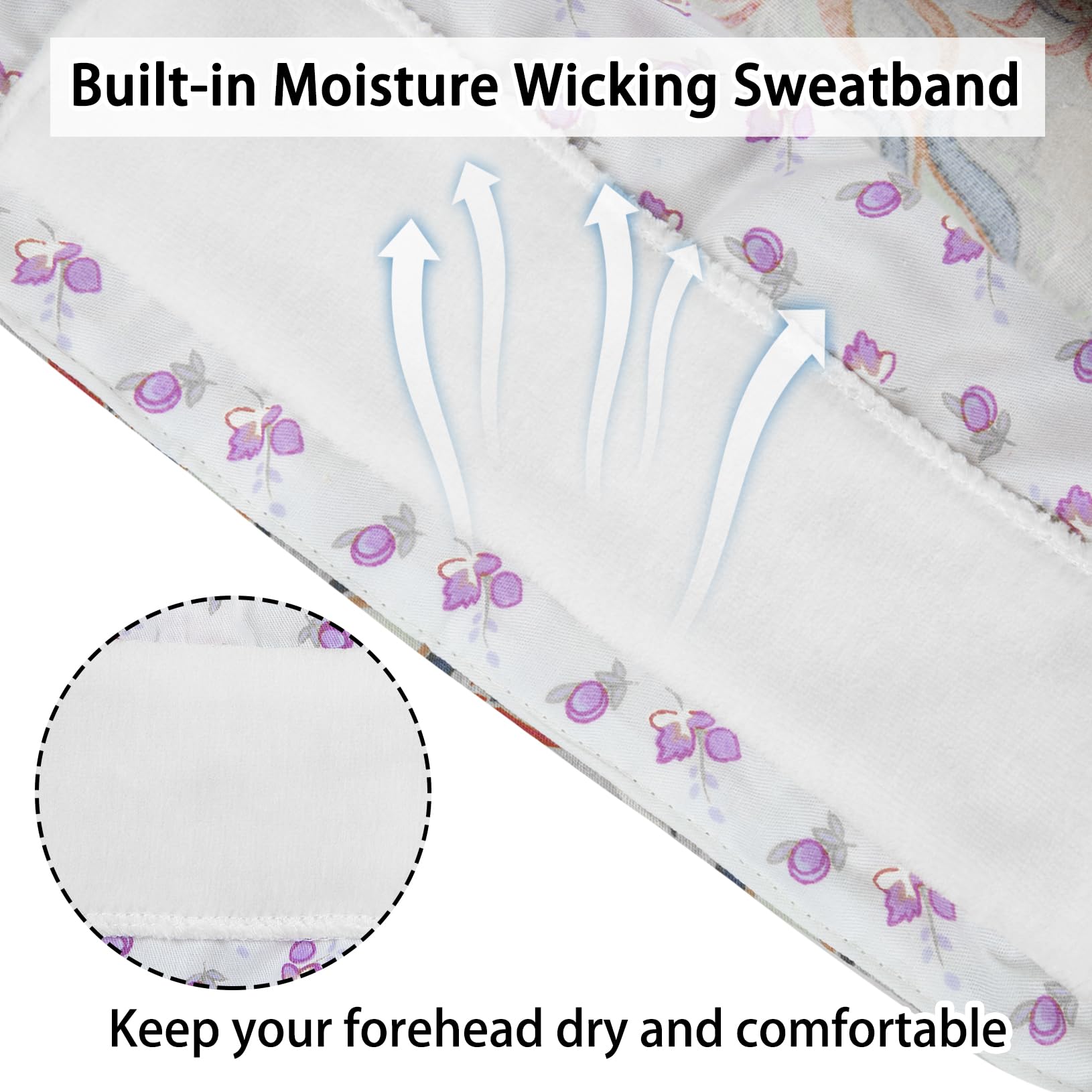 Chapeau scrub YEAJOIN – ajustement taille pour diverses morphologies.