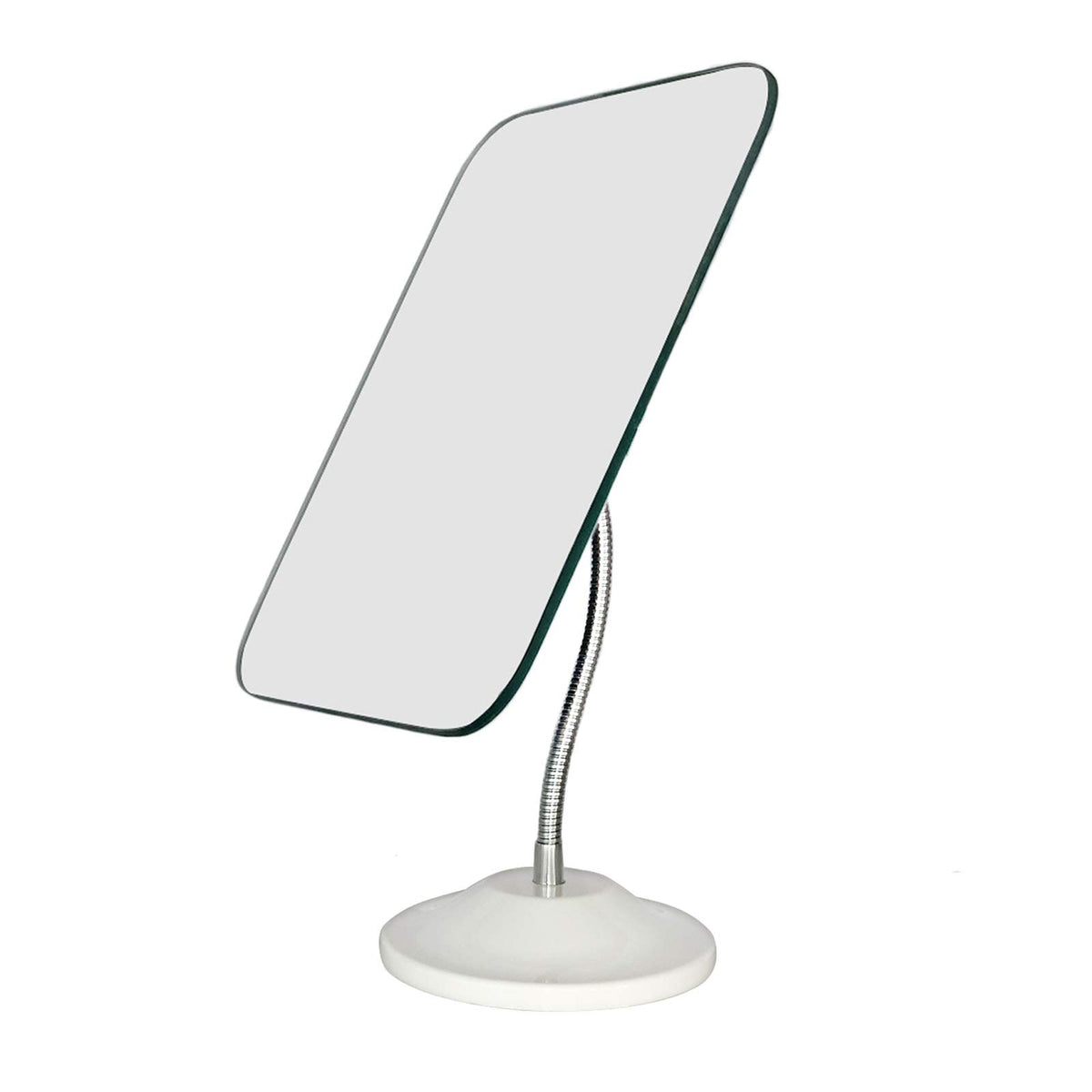 Miroir YEAKE à rotation 360° sur bureau pour un angle précis du maquillage.