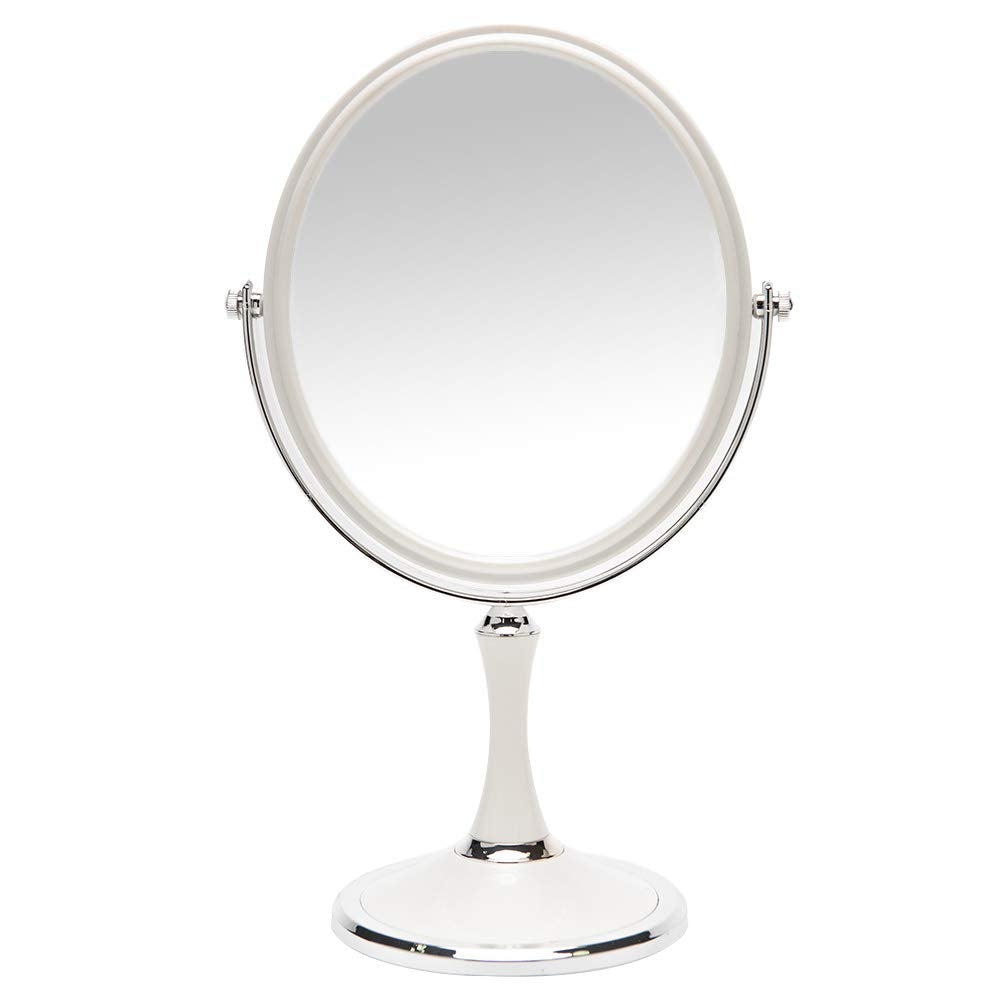 Miroir YEAKE 8 pouces, double face 1x-3x pour un maquillage précis.