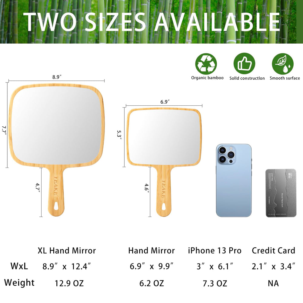 Miroir YEAKE portable pour voyage, pratique en déplacement