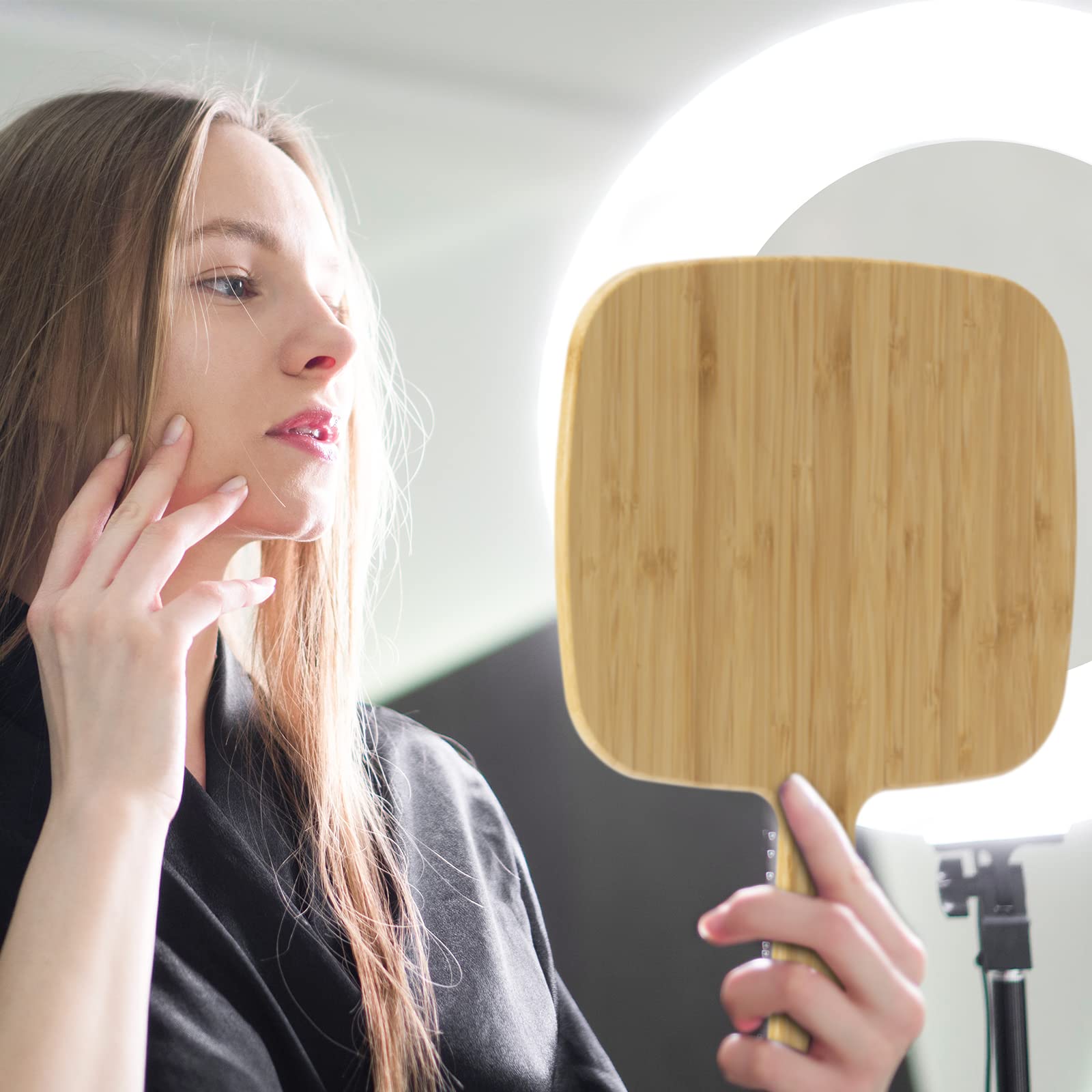 Miroir YEAKE 2-en-1, accroche et tenu pour la praticité