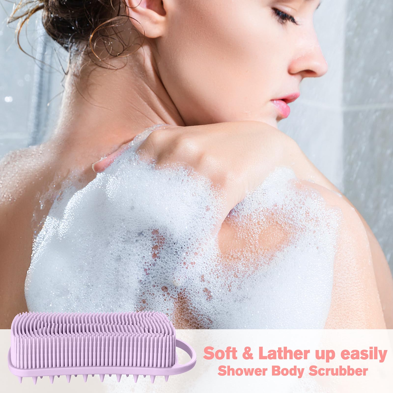 YEALIFE brins arrière pour massage du cuir chevelu pendant la douche.