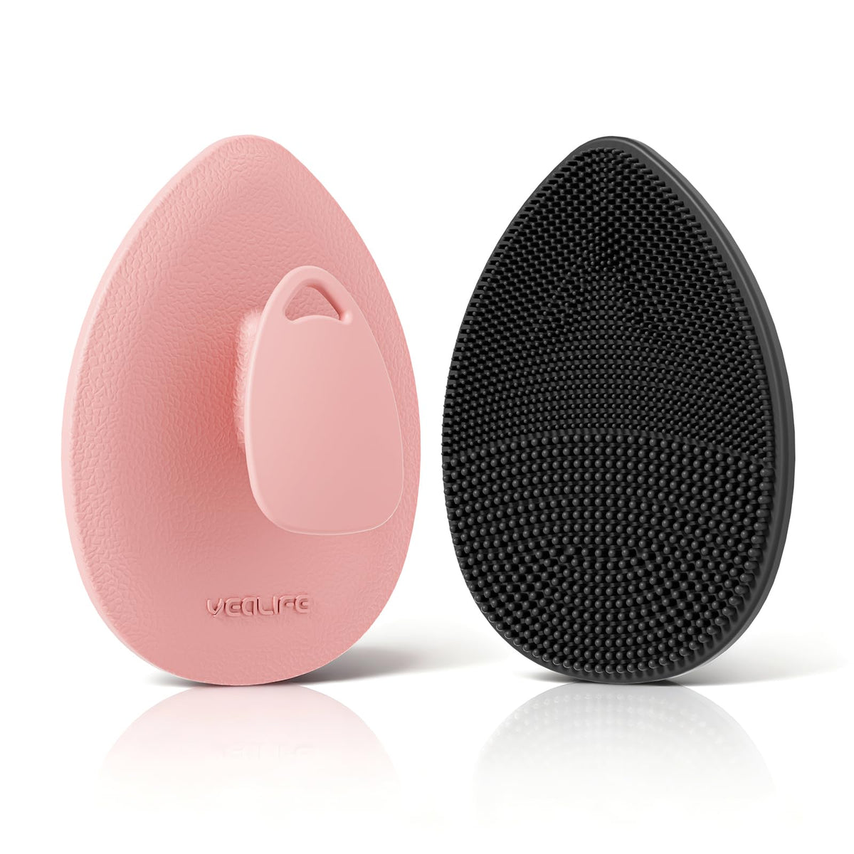 YEALIFE brosse visage silicone, prise en main ergonomique pour lavage sûr et confortable.