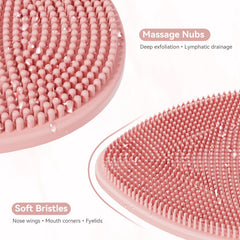 YEALIFE brosse visage silicone, nettoyage des pores précis pour éliminer résidus et impuretés.