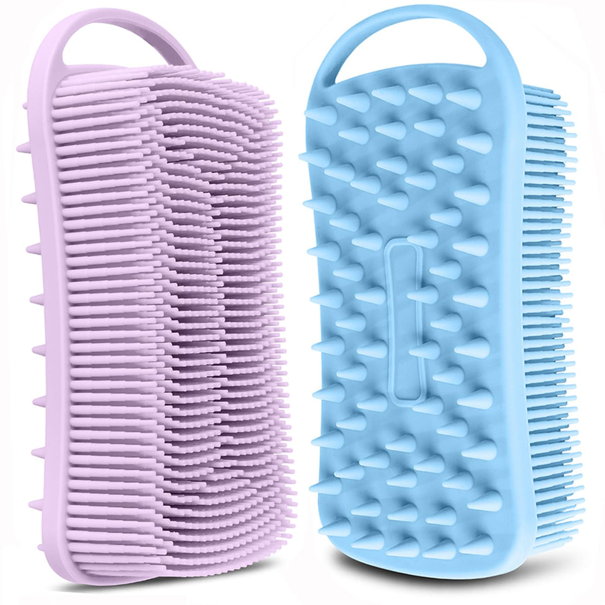 YEALIFE gant silicone corps duo pour exfoliation douce et hygiénique au quotidien.