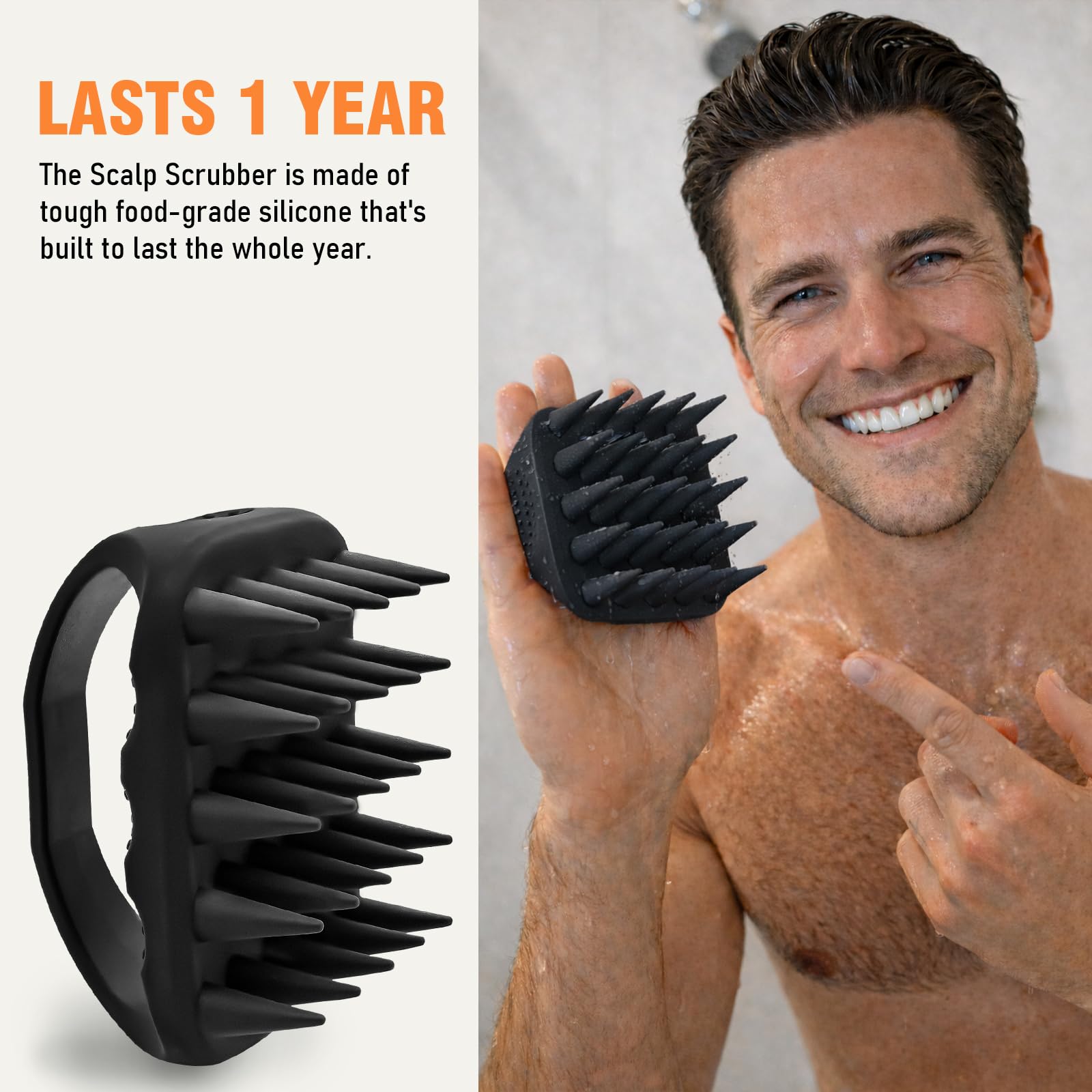 YEALIR brosse lavable hygienique, nettoyage facile et rapide