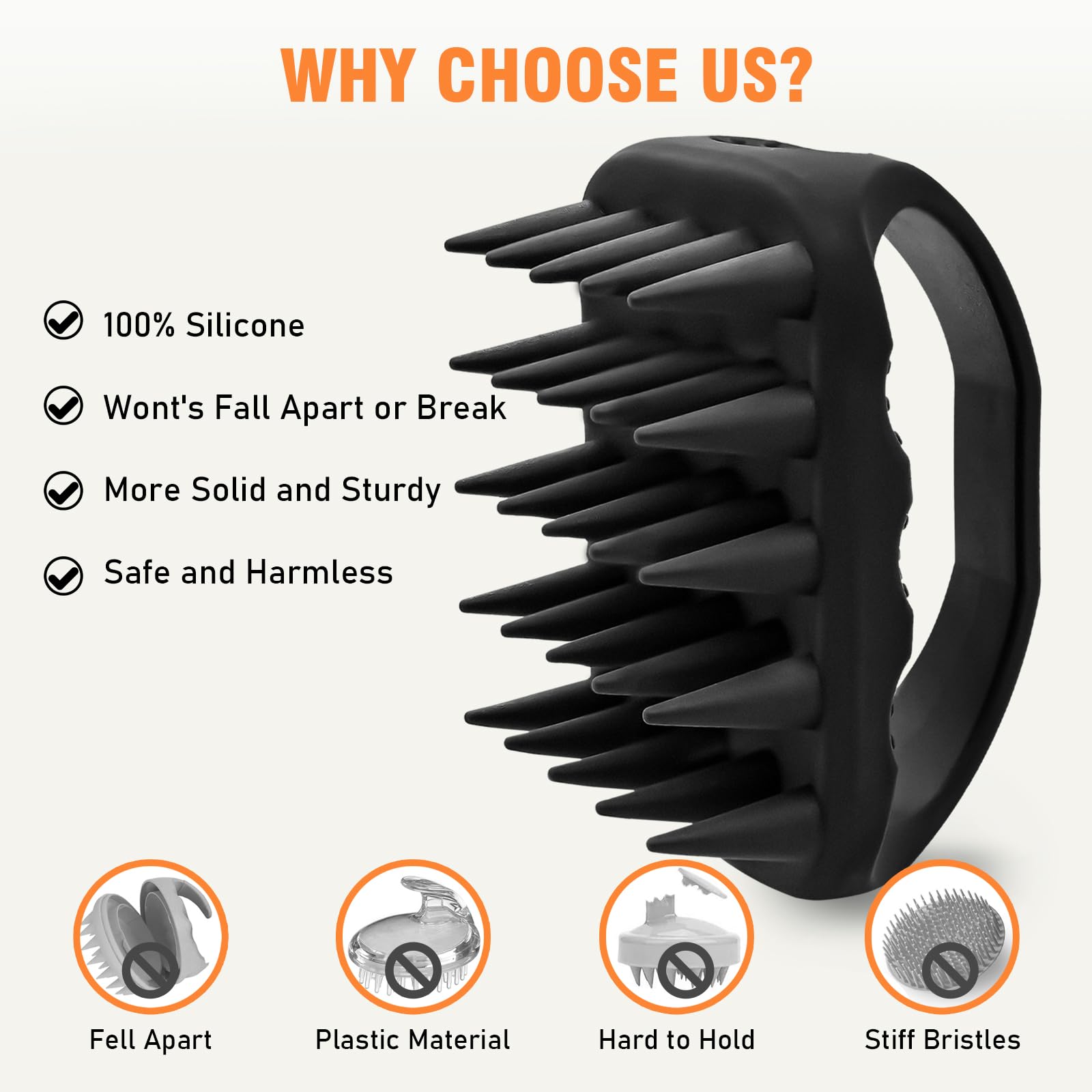 YEALIR brosse tous types cheveux, idéale pour usage quotidien