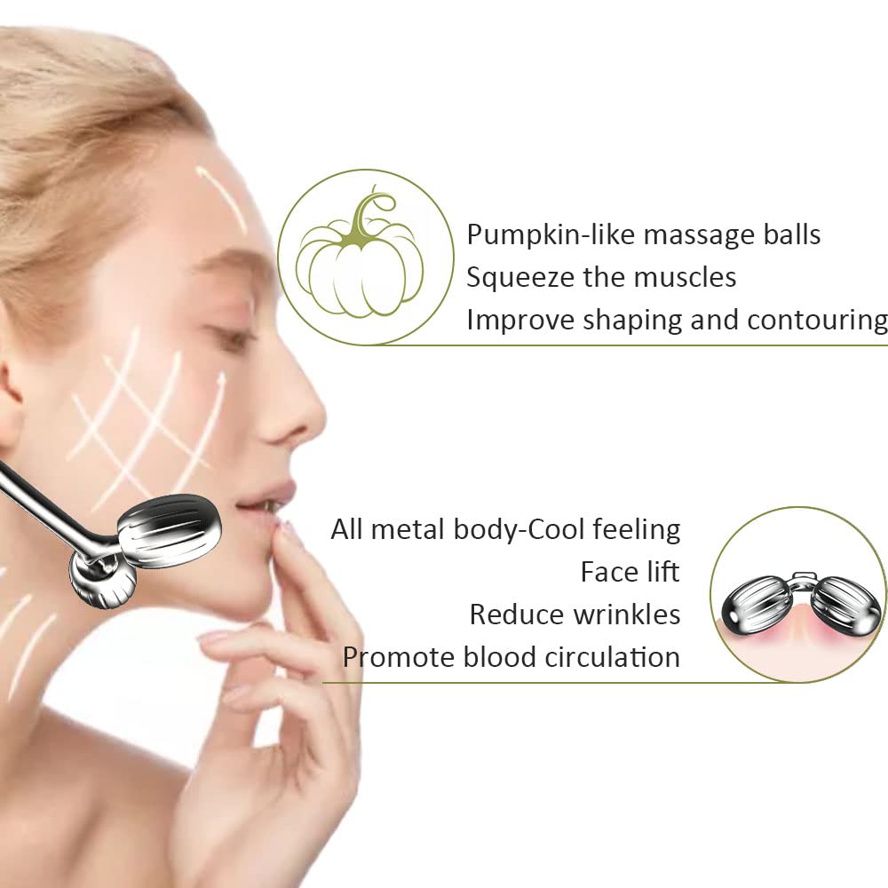 Yeamon rouleau-visage-double-face pour couvrir visage et contours efficacement.
