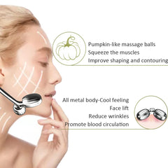 Yeamon rouleau-visage-double-face pour couvrir visage et contours efficacement.