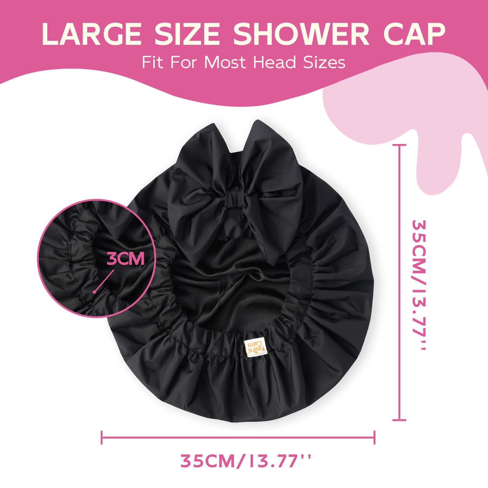 Years Calm capuchon douche design double-face – variation rapide de style et praticité.