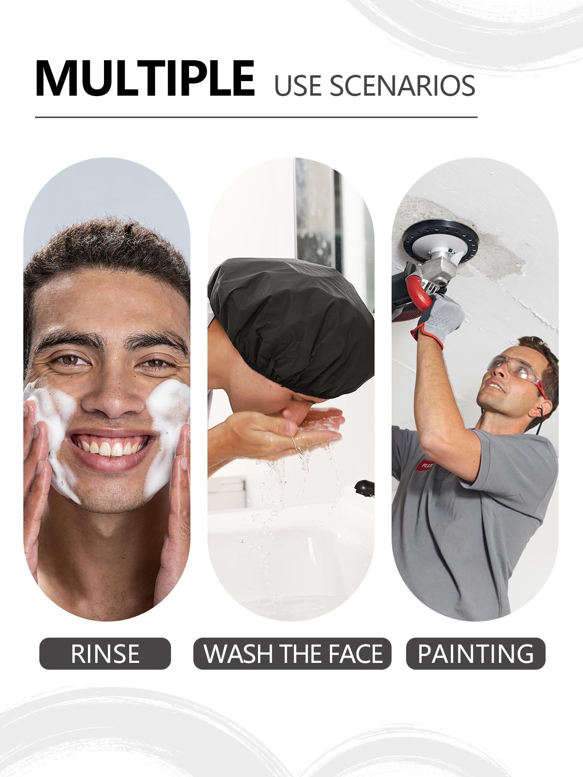 Years Calm chapeau douche emballage cadeau: cadeau pratique et elegant.