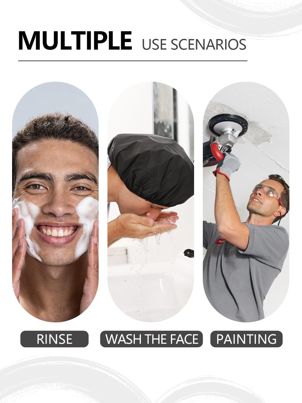 Years Calm chapeau douche emballage cadeau: cadeau pratique et elegant.
