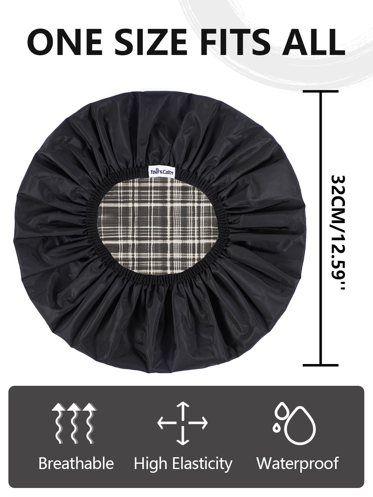 Years Calm chapeau douche matiere polyester: protege les cheveux.