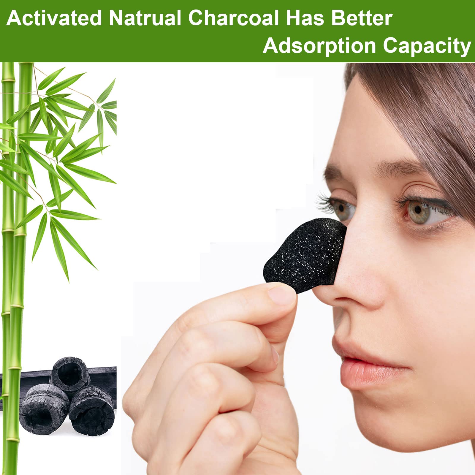 80 bandes nez charbon Yecuce Élaimei, solution pratique pour purger les pores.