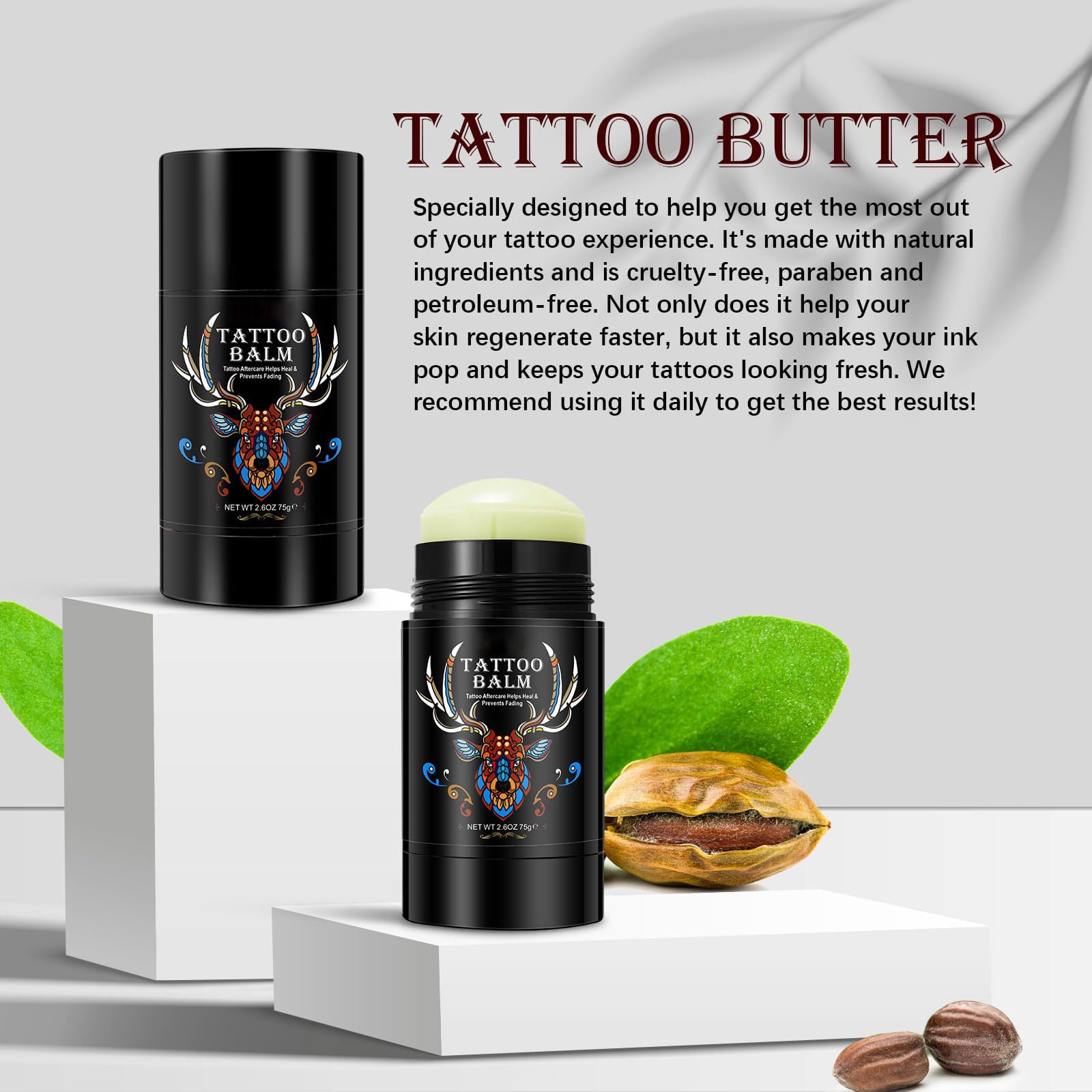 Utilisation jour et nuit pour entretenir les tatouages avec Yecuce.