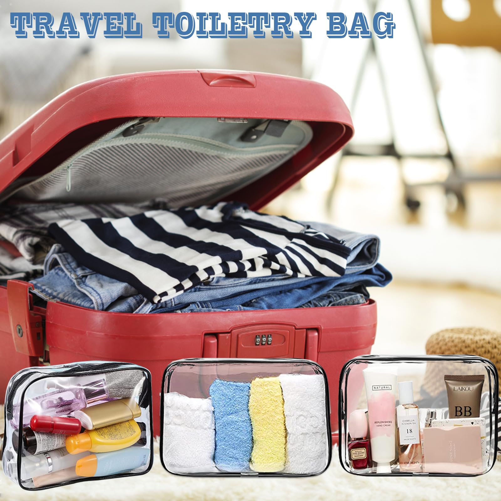 Poche légère de voyage YedsIntu, rangement pratique en déplacement