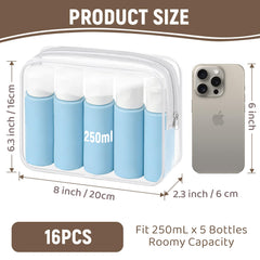 Sacs cosmétiques transparents YedsIntu organisent facilement les produits de toilette.