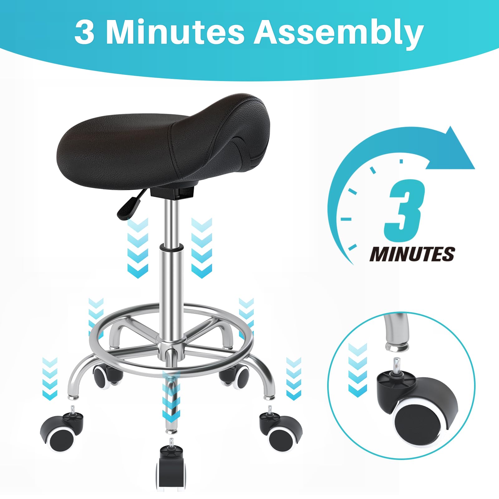 Chaise d’usage professionnel YEEZEE adaptée aux salons et cabinets.