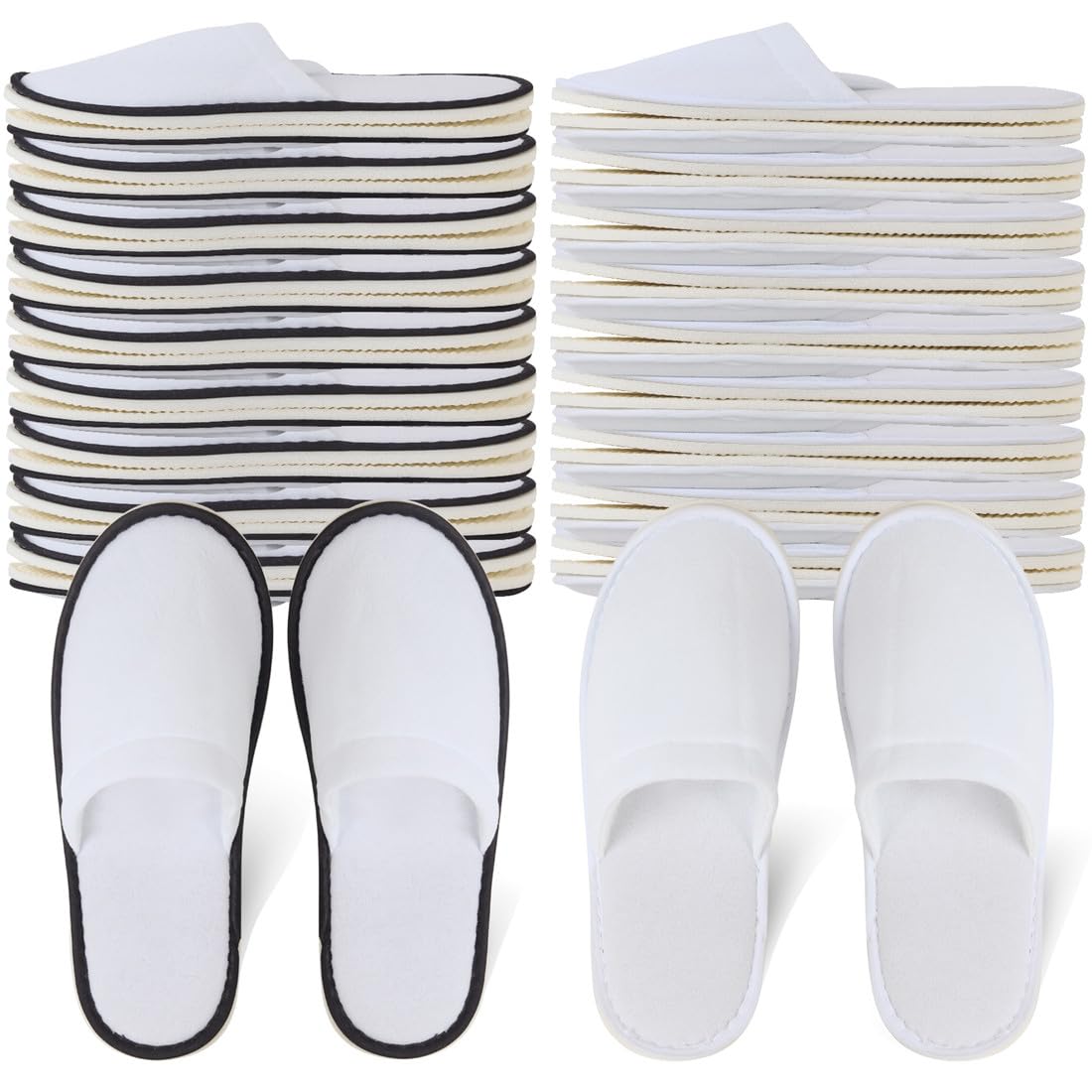 Yeios chaussons pour invités, ensemble de 20 paires, pratique pour les visiteurs