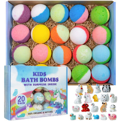 Coffret Yekery bombes bain 20 pièces prêt à offrir.