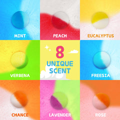 Bombe de bain Yekery avec jouet caché stimulant l'imagination.