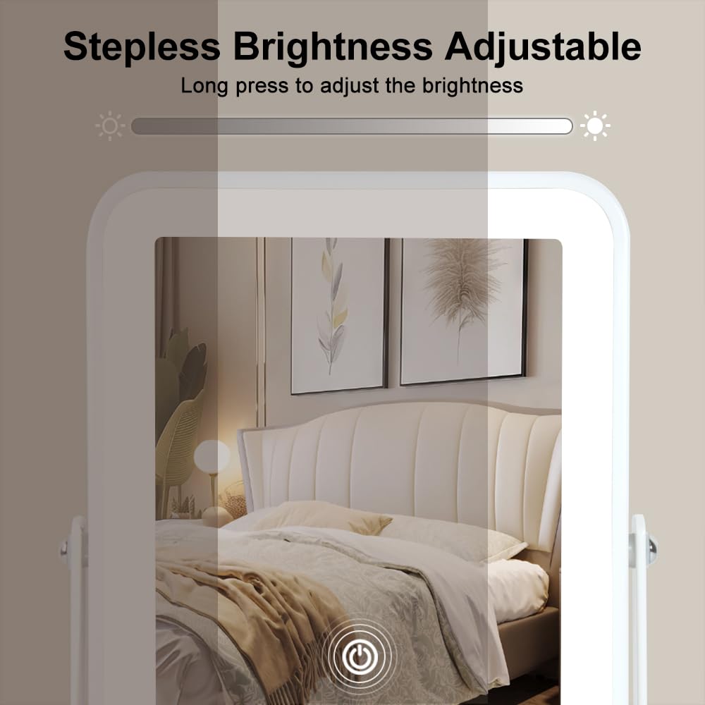Base stable et design élégant du miroir YEKKOPT