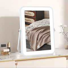 YEKKOPT Miroir vanité rechargeable avec lumière, idéal pour maquillage précis.